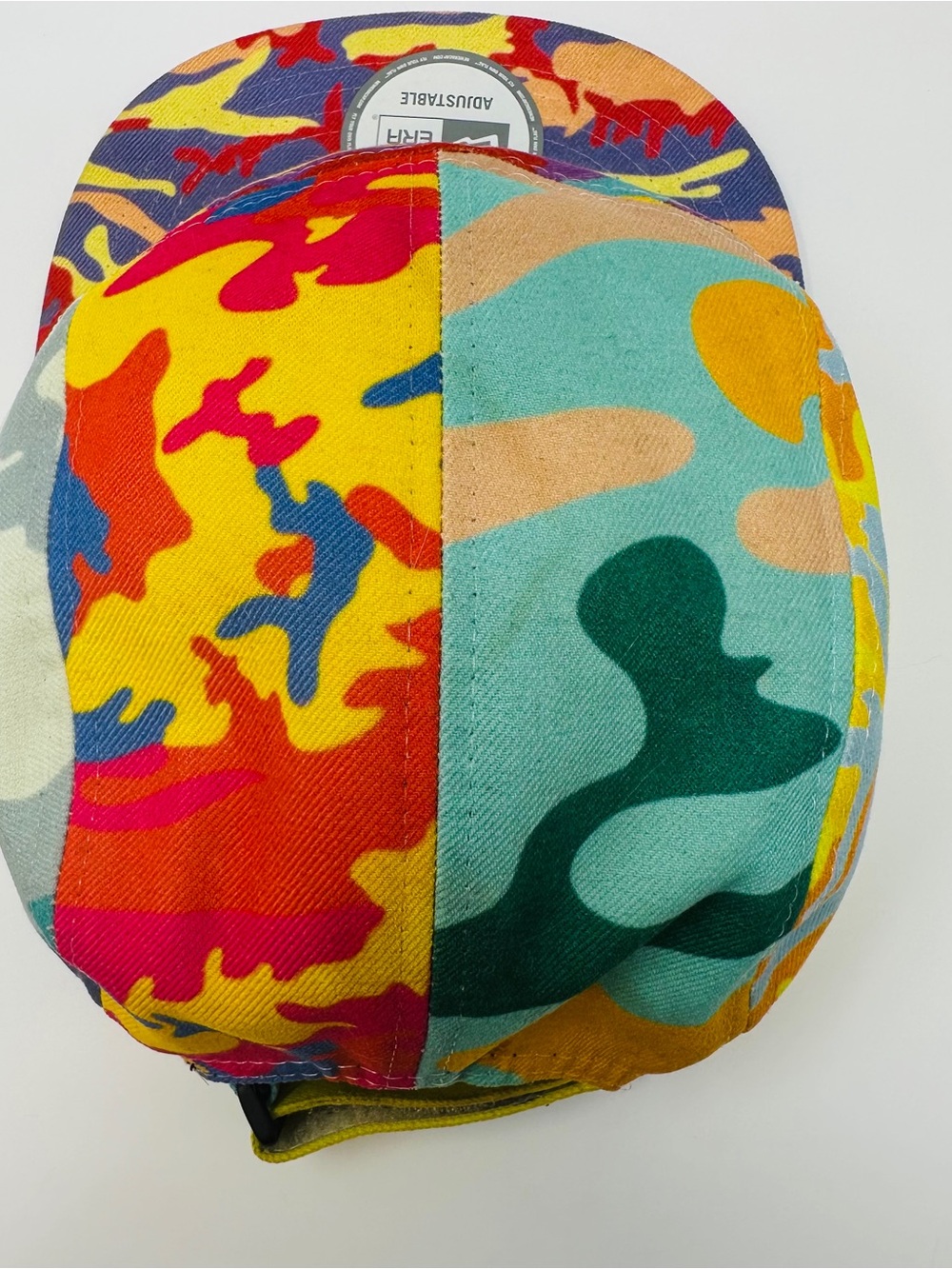 Andy Warhol Foundation New Era 5-Panel Hat Camo Pop Art Adjustable Hook Loop - Picture 5 of 15